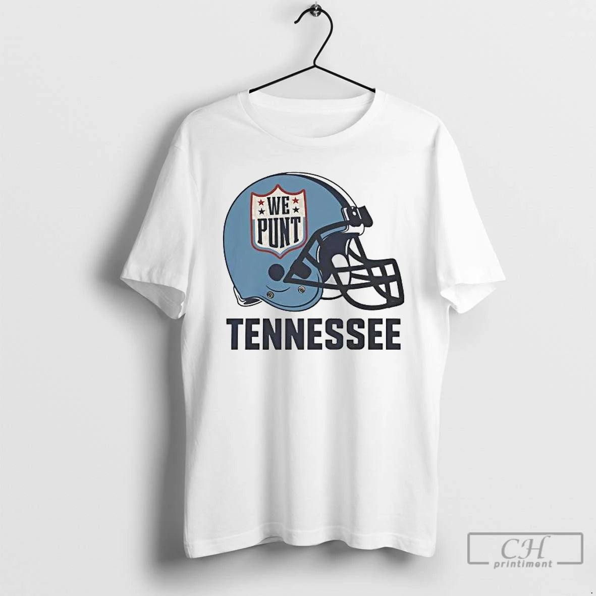 Classic Tennessee Titans Helmet We Punt