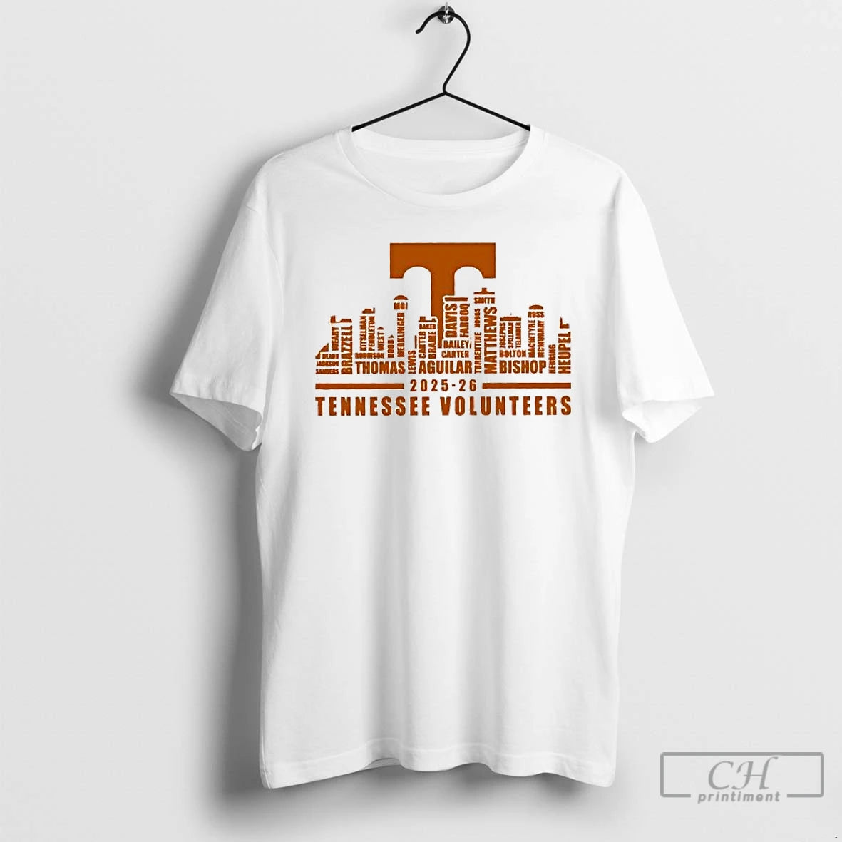 Classic Tennessee Volunteers City Players Names 2025 26