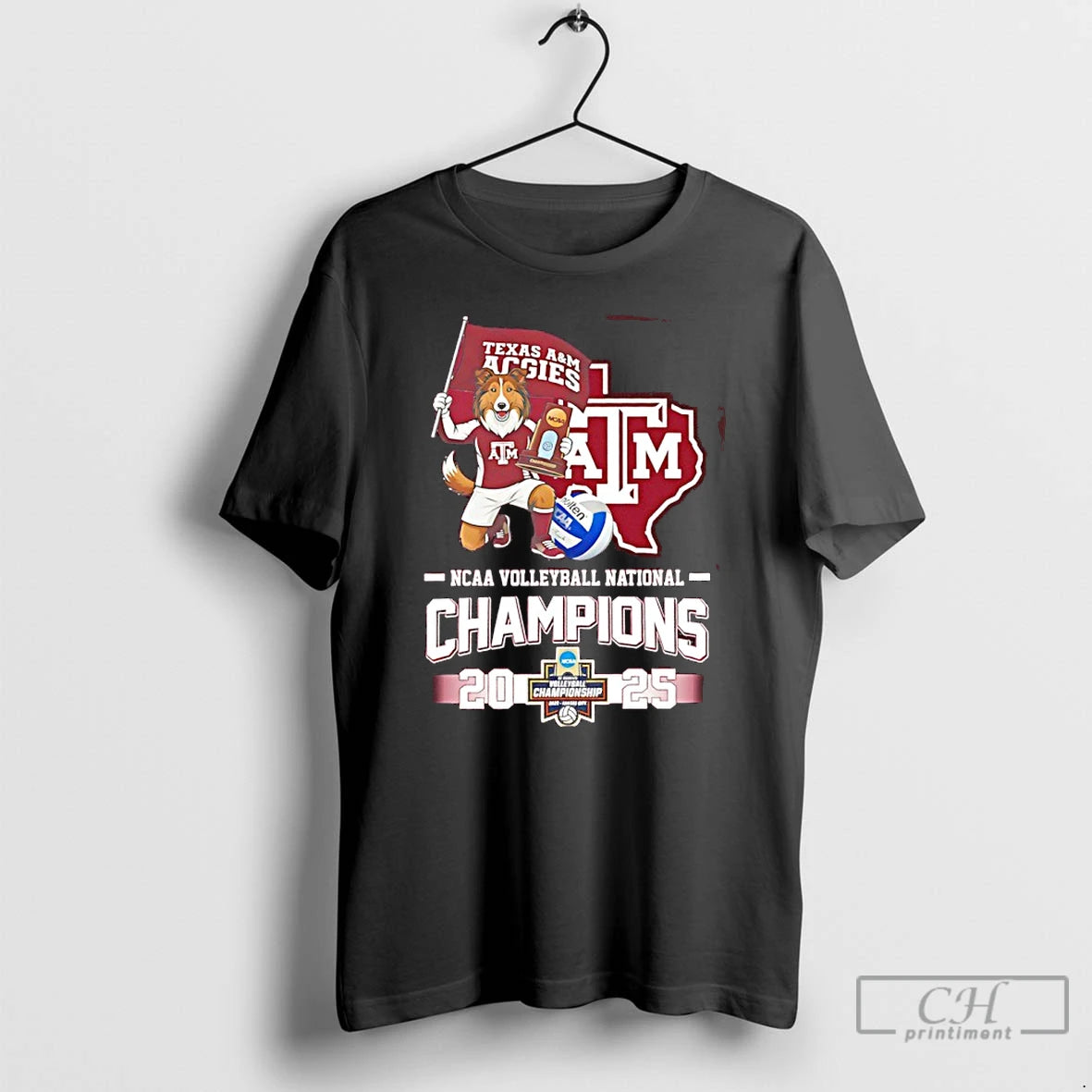 Classic Texas Am Aggies 2025 Volleyball National Champions Mascot Flag