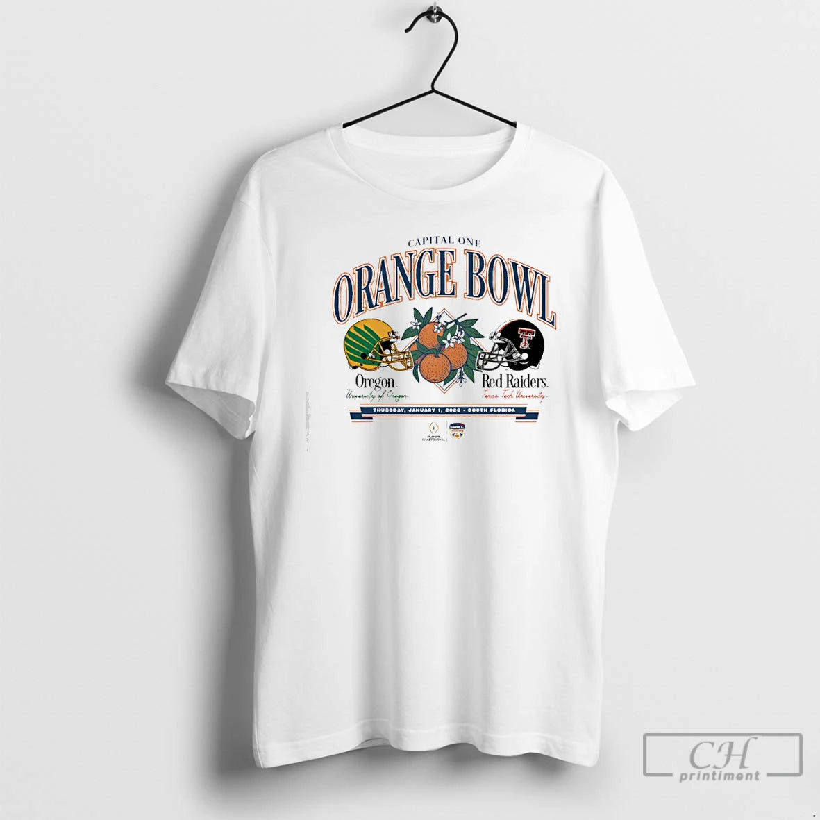 Classic Texas Tech Vs Oregon 2026 Capital One Orange Bowl
