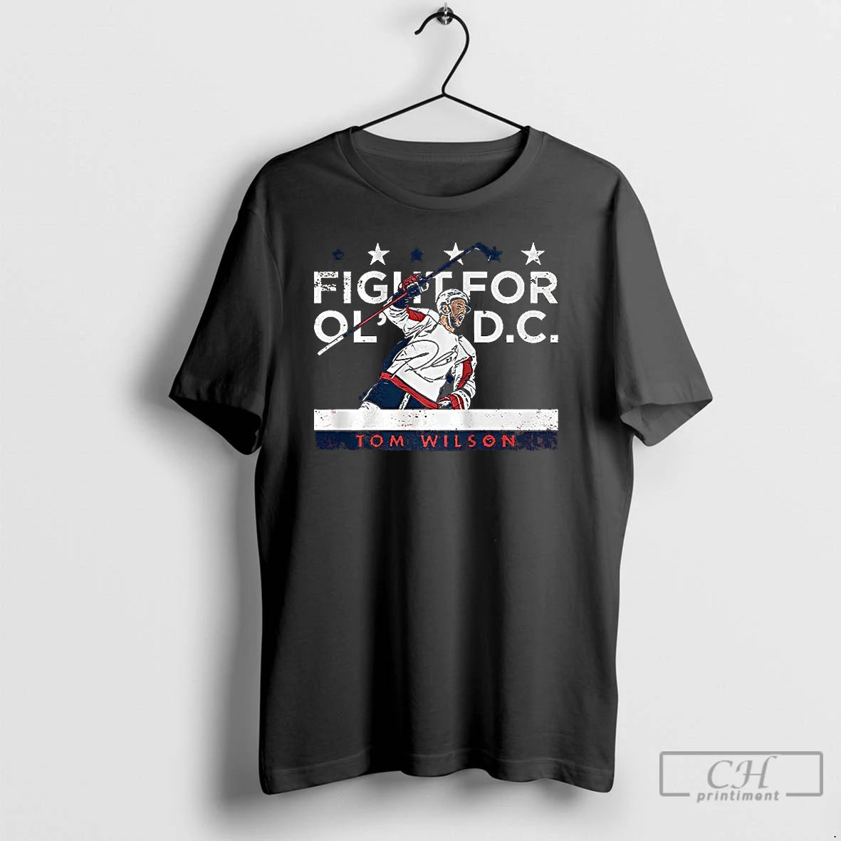 Classic Tom Wilson Washington Capitals Nhl Fight For Old Dc Celebration