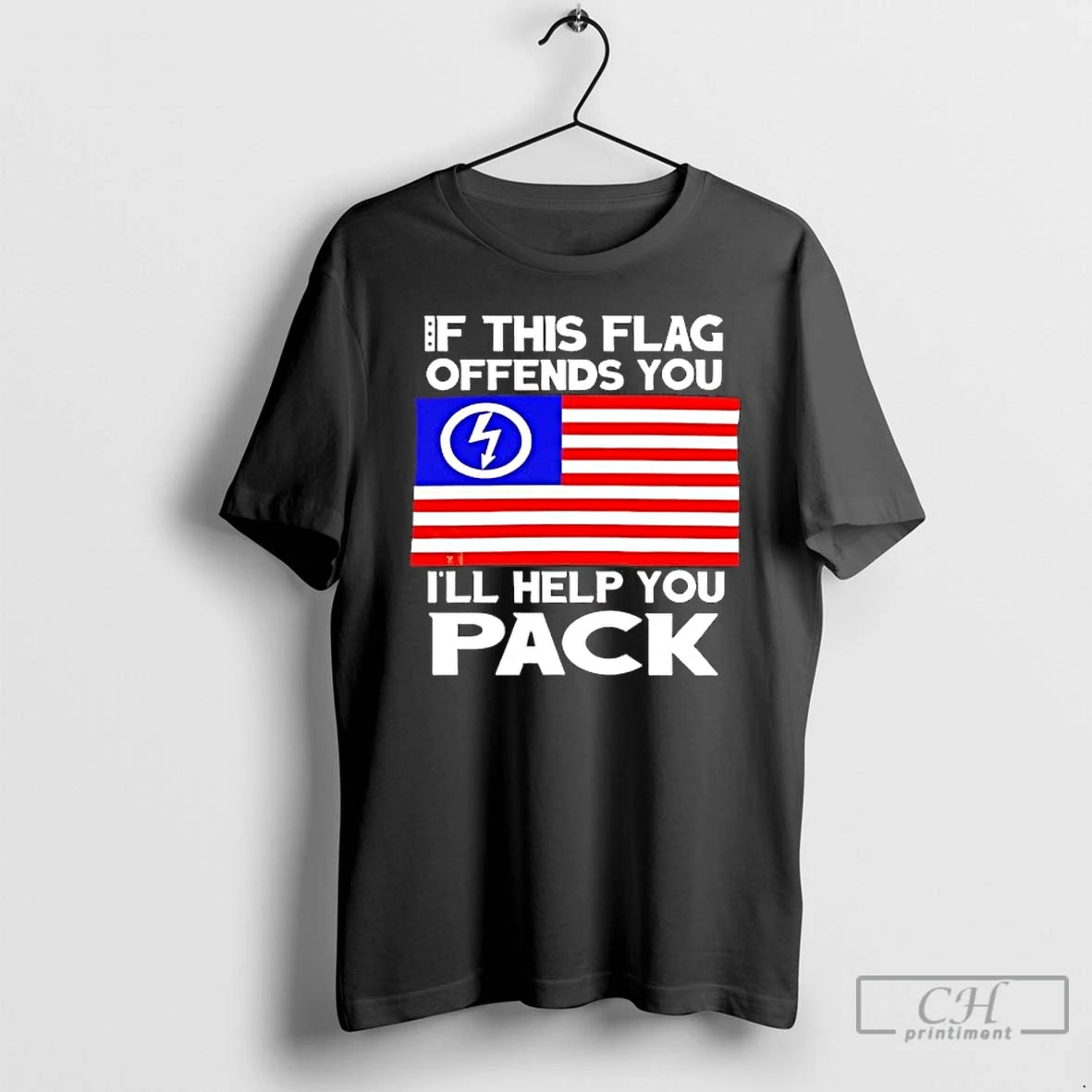 Classic Us Flag If This Flag Offends You Ill Help You Pack T Shirts Sweater