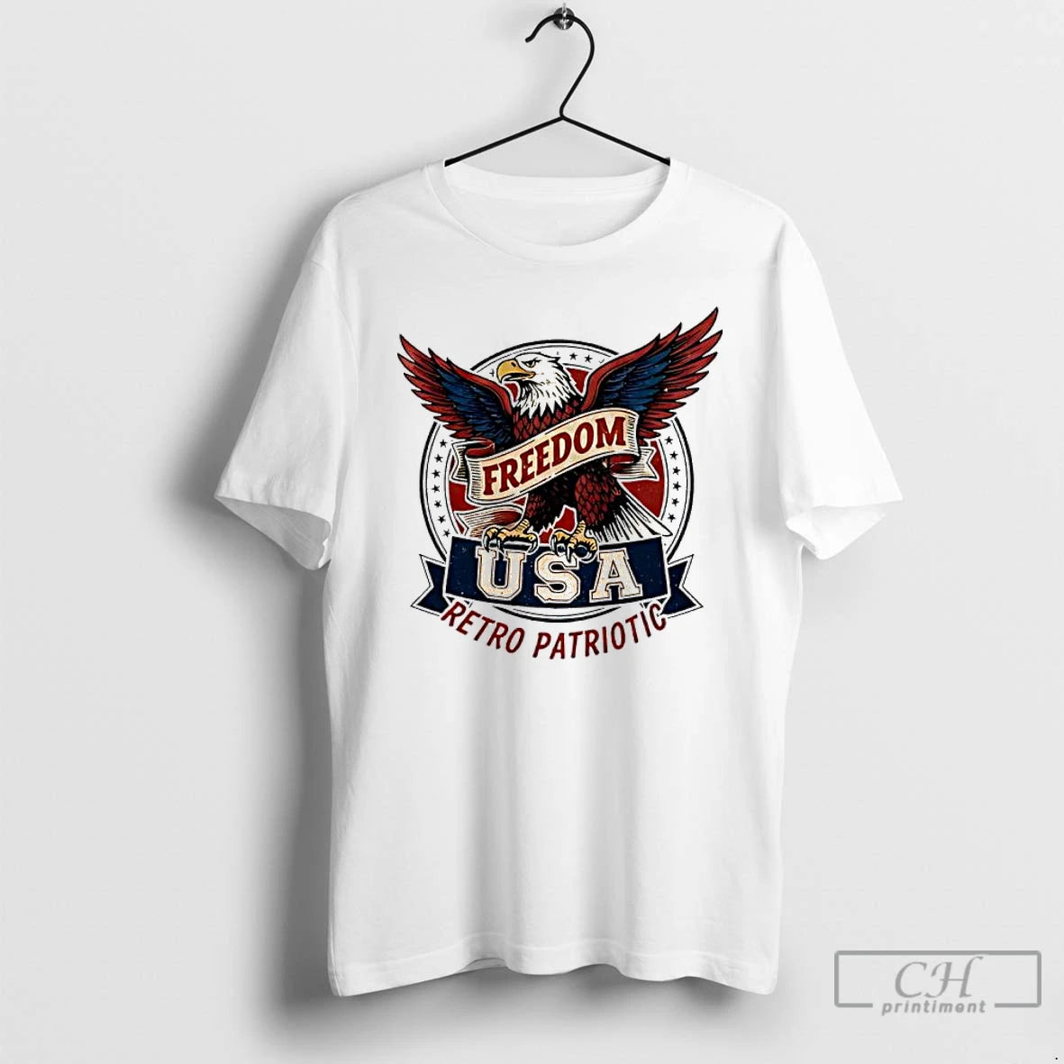 Classic Usa Eagle Freedom Retro Patriotic