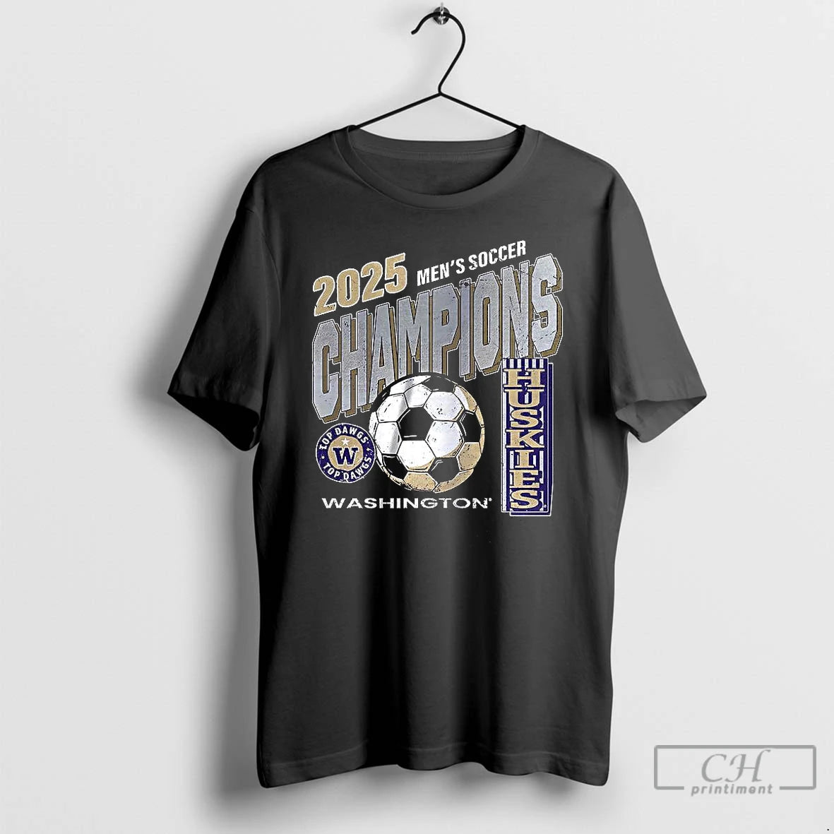 Classic Washington Huskies Mens Soccer Ncaa Big Ten Conference 2025 Champions