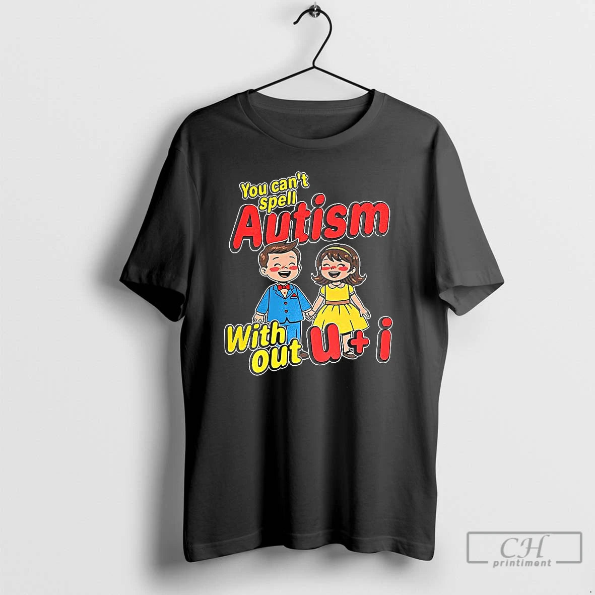 Classic You Cant Spell Autism Without U And I Cartoon