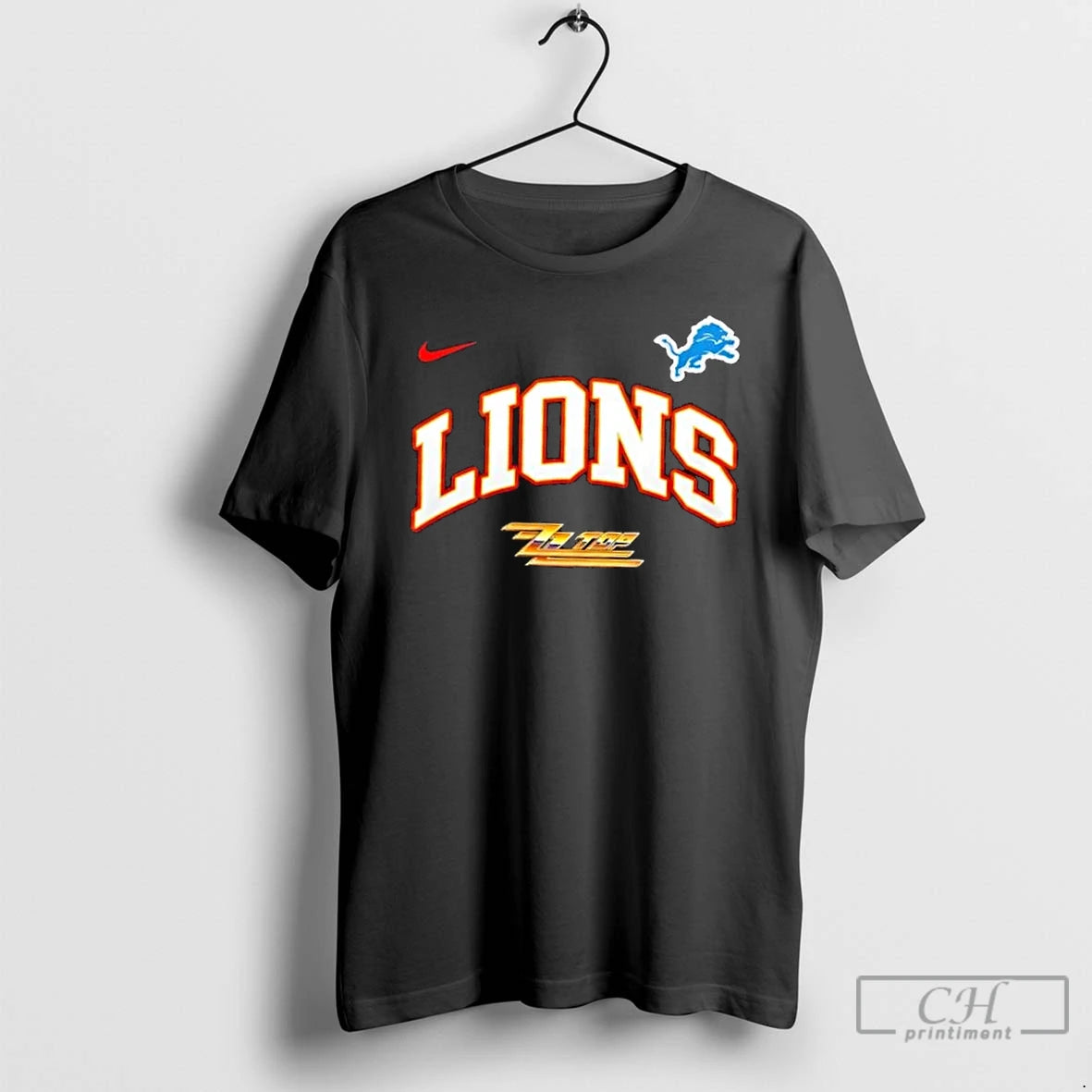 Classic Zz Top The Big One Go Detroit Lions Football