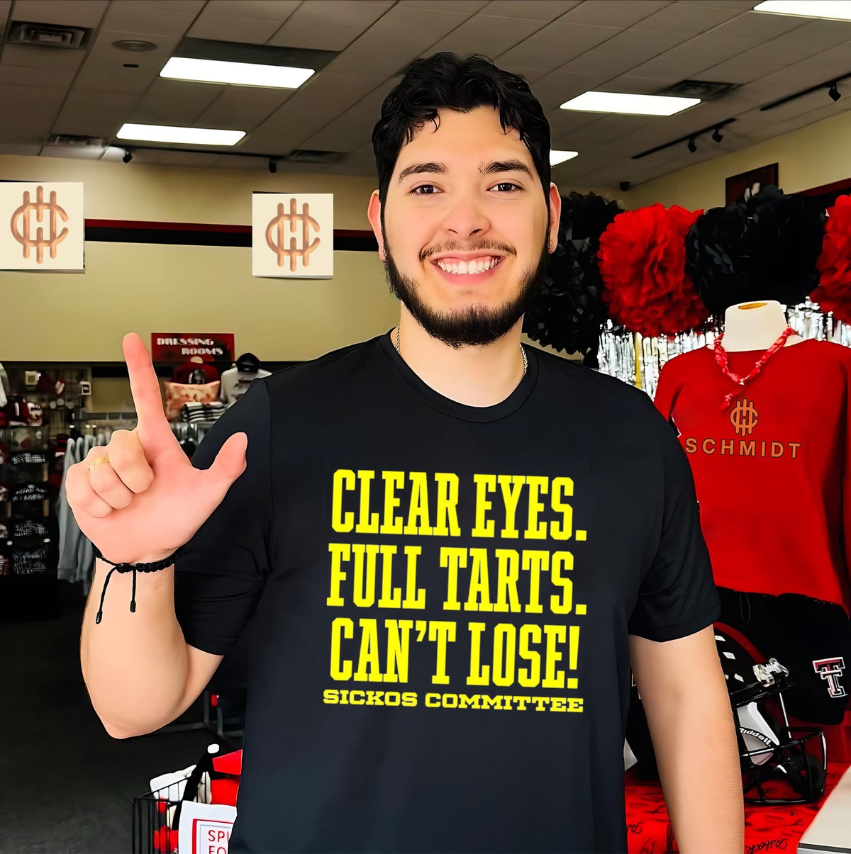 Clear eyes full tarts can’t lose sickos committee shirt