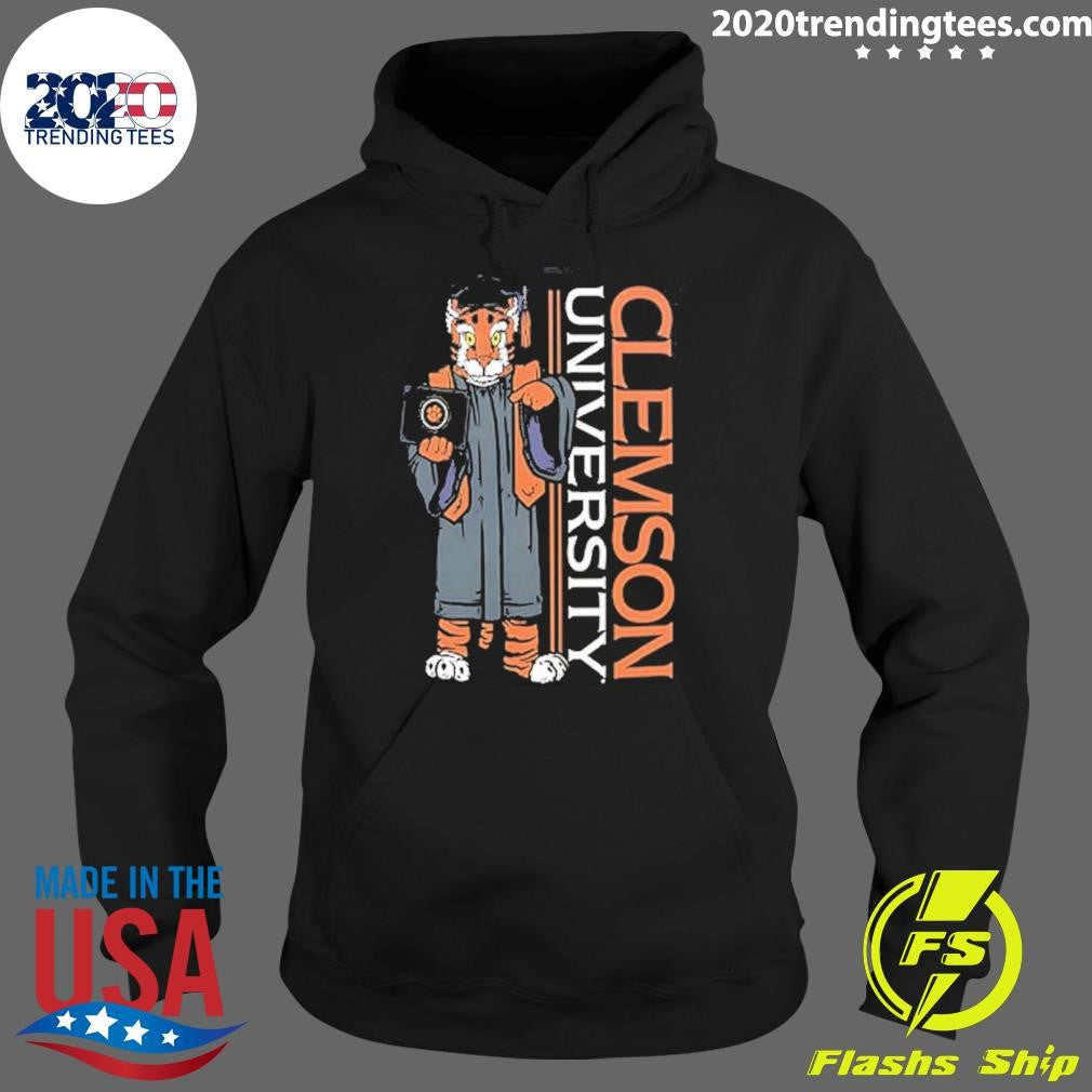 Clemson Tigers Mascot Grad Achievement Unlocked 2 Sided Shirt