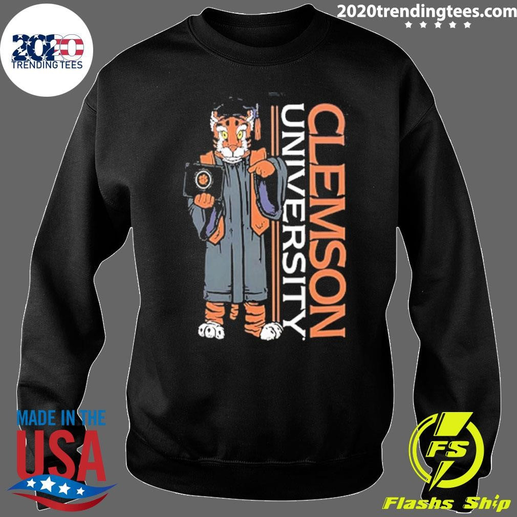 Clemson Tigers Mascot Grad Achievement Unlocked 2 Sided Shirt