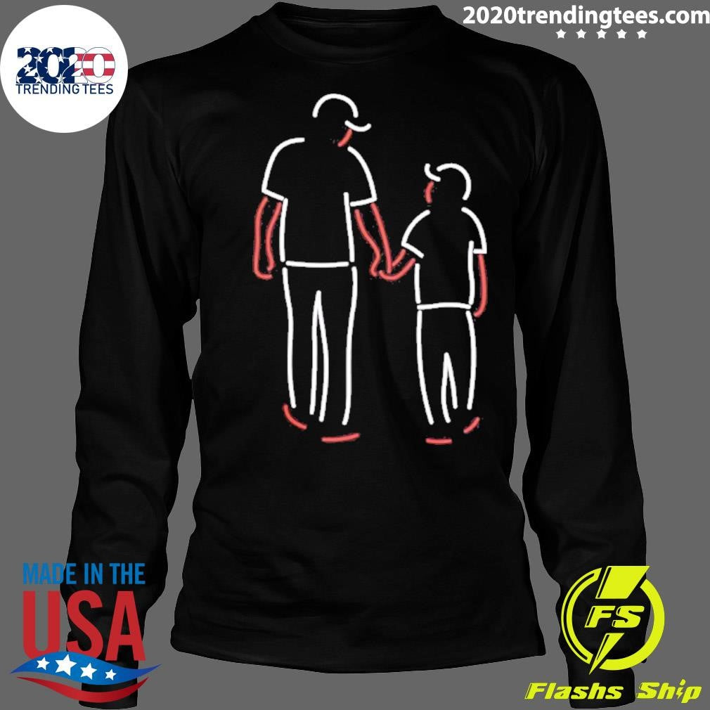 Cleveland Baseball Father Son Neon Shirt