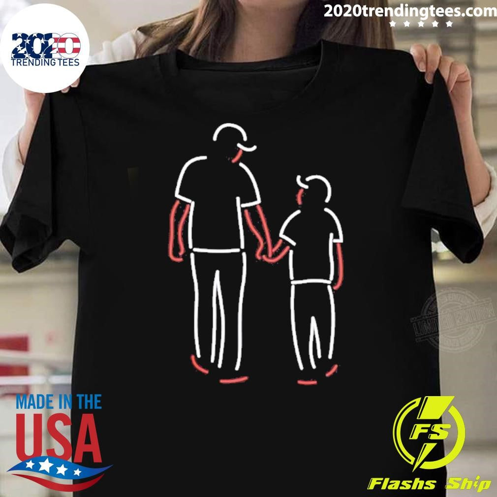 Cleveland Baseball Father Son Neon Shirt