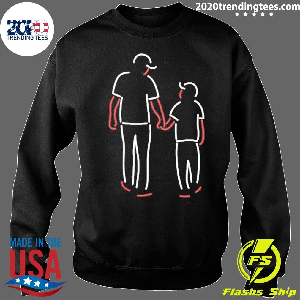 Cleveland Baseball Father Son Neon Shirt