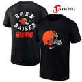 Cleveland Browns x Born and Raised logo shirt