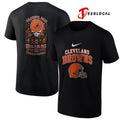 Cleveland Browns x Grateful Dead steal your face peace love logo shirt
