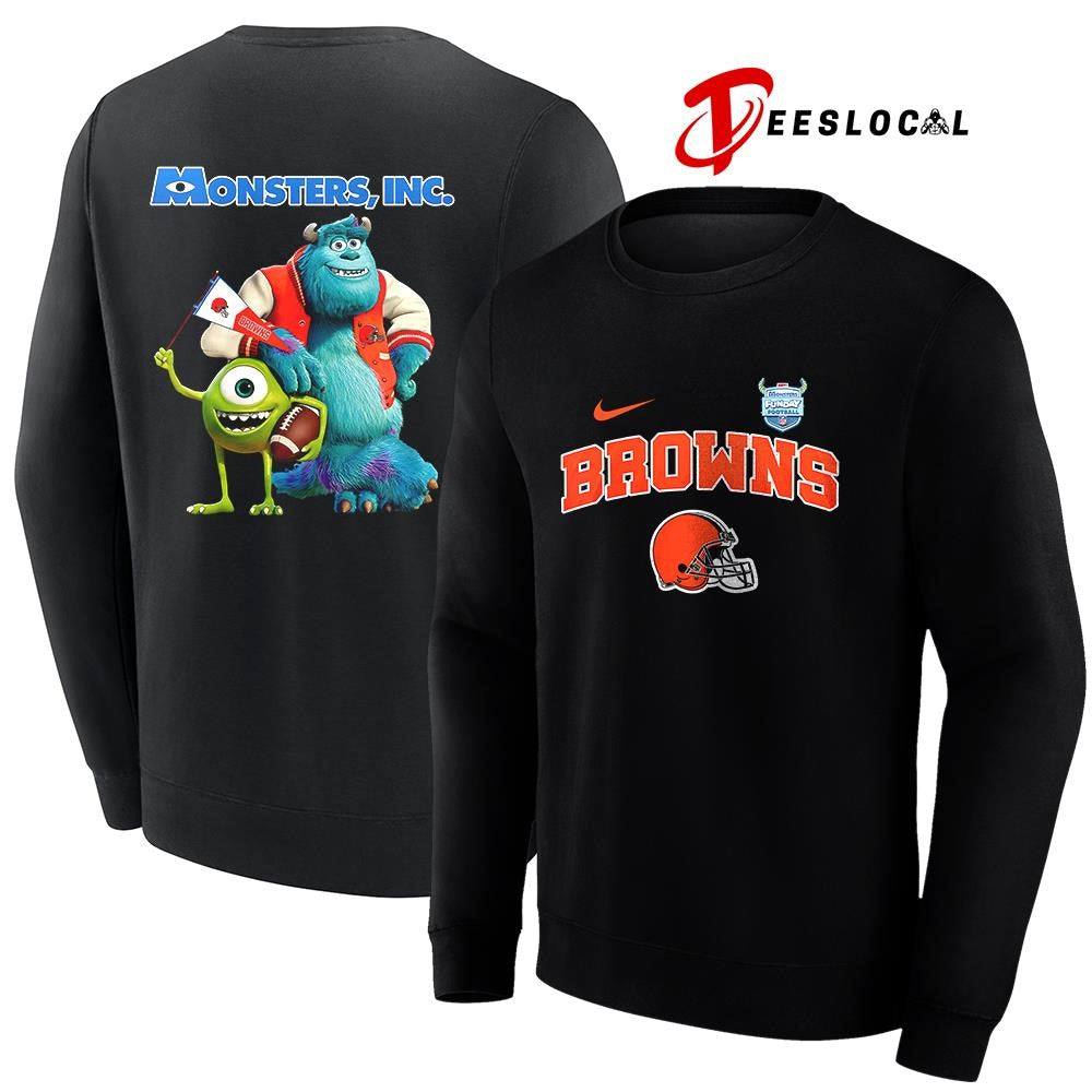 Cleveland Browns x Monster Inc Funday cartoon shirt