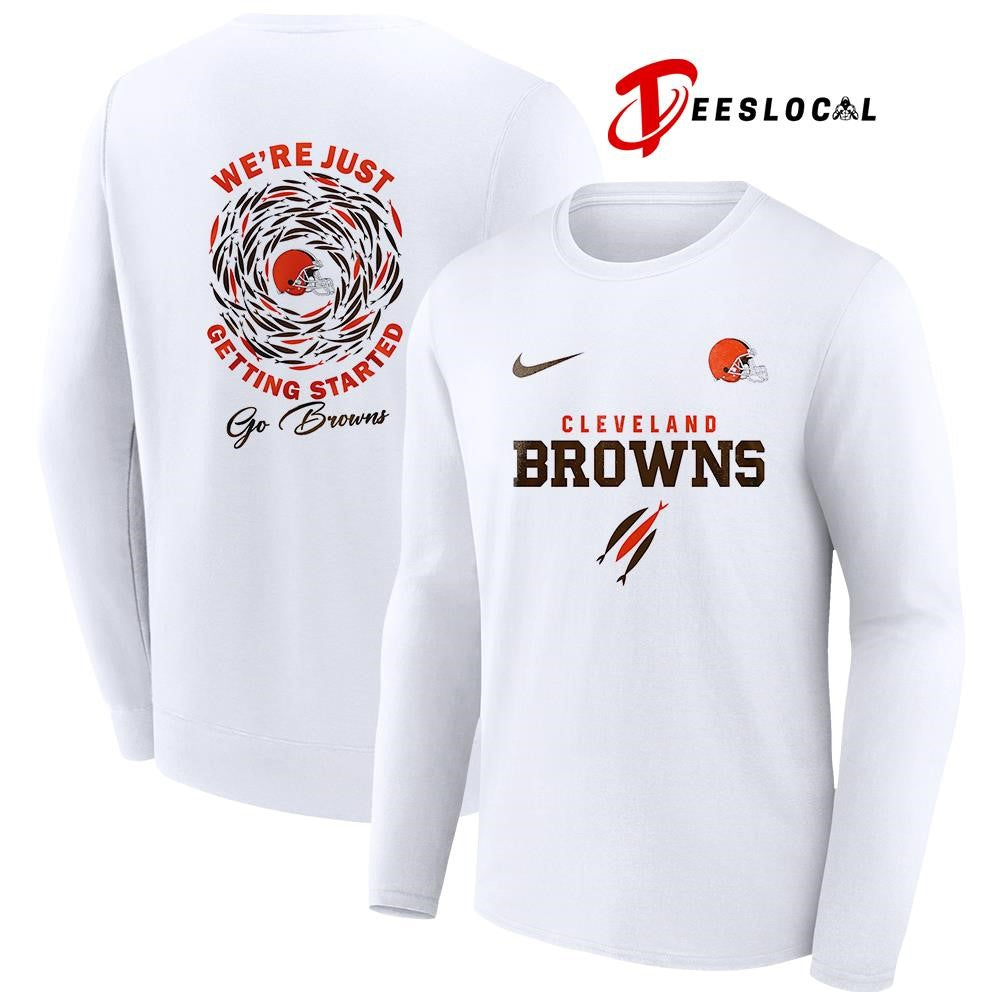 Cleveland Browns x The Chosen we’re just getting started logo shirt
