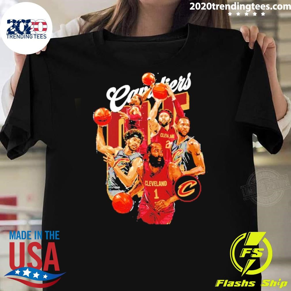 Cleveland Cavaliers 2026 Playoffs Starting 5 Graphic Shirt