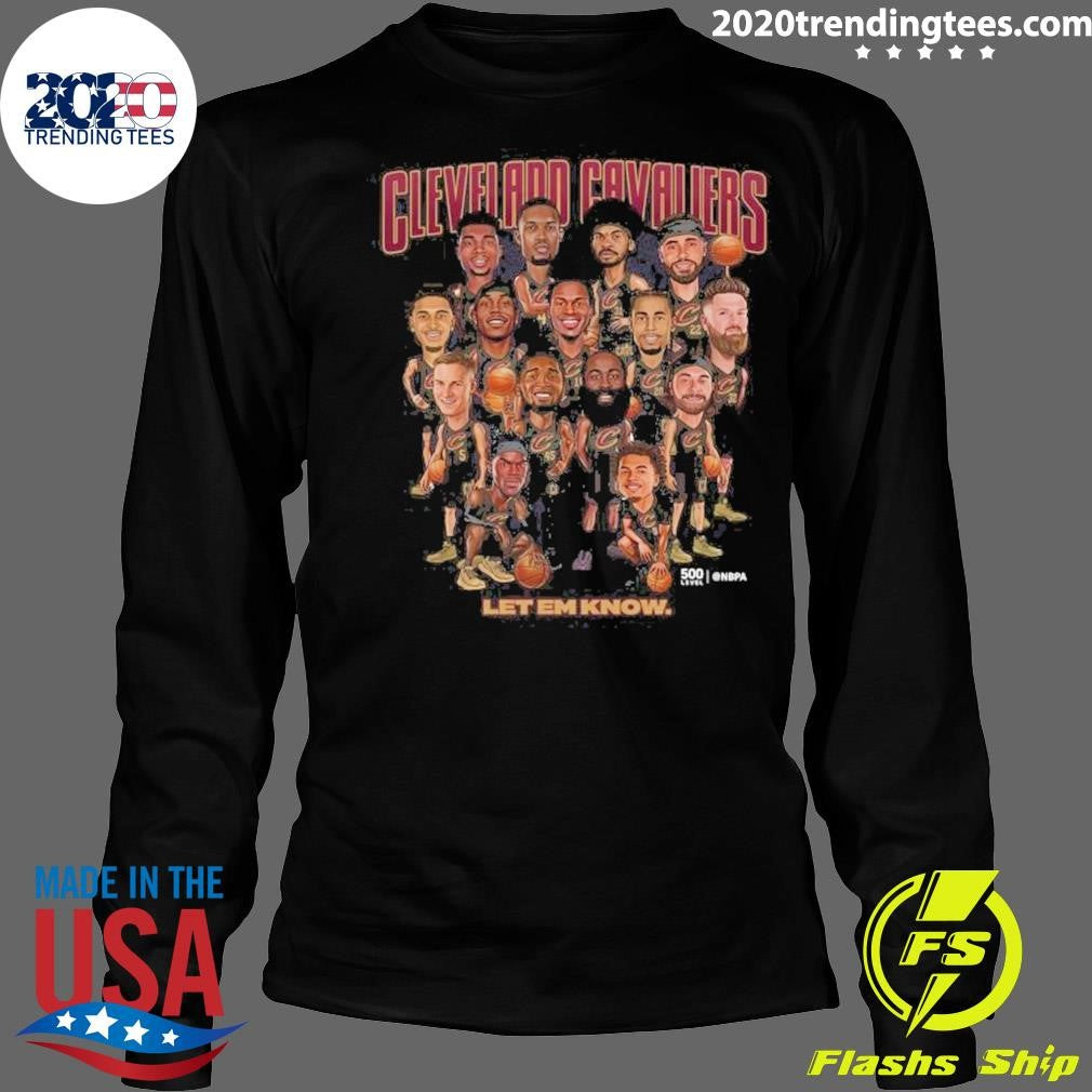 Cleveland Cavaliers Let em Know 2026 Playoffs Caricature Shirt