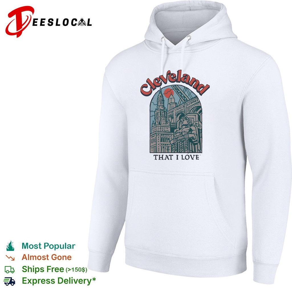 Cleveland That I Love city arch illustration art shirt
