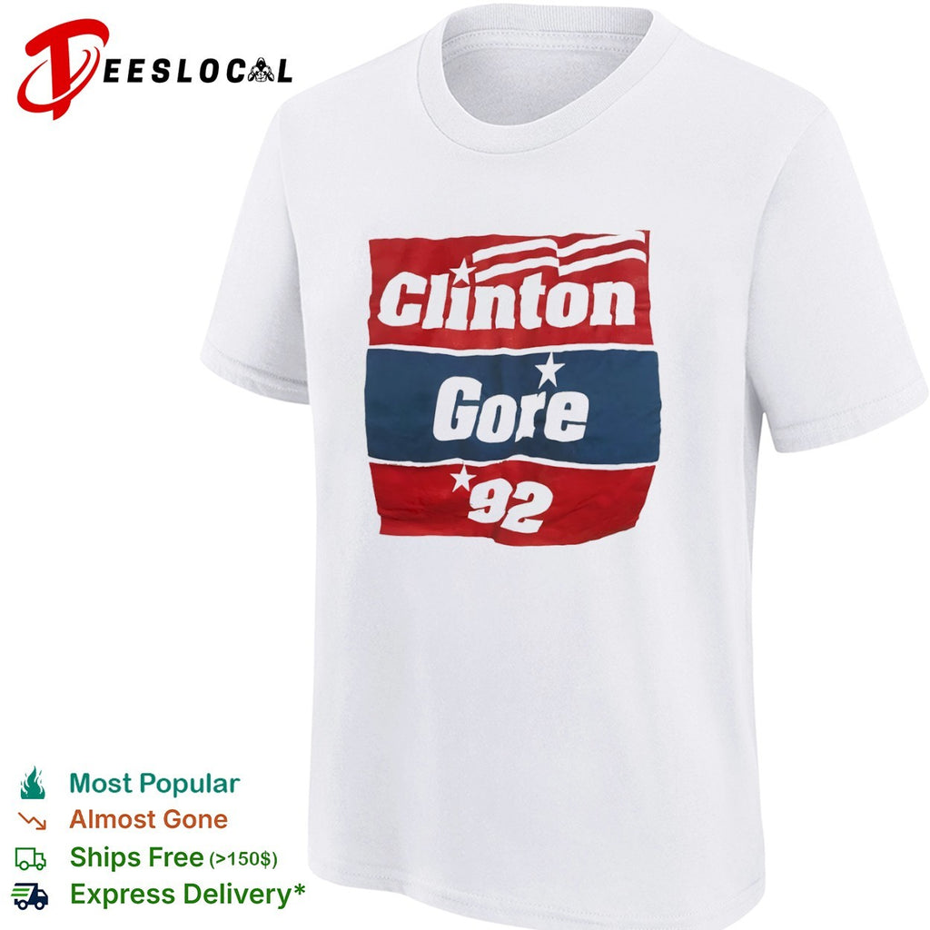 Clinton Gore 92 Election Products Landmark Products Corp Campaign Politics shirt