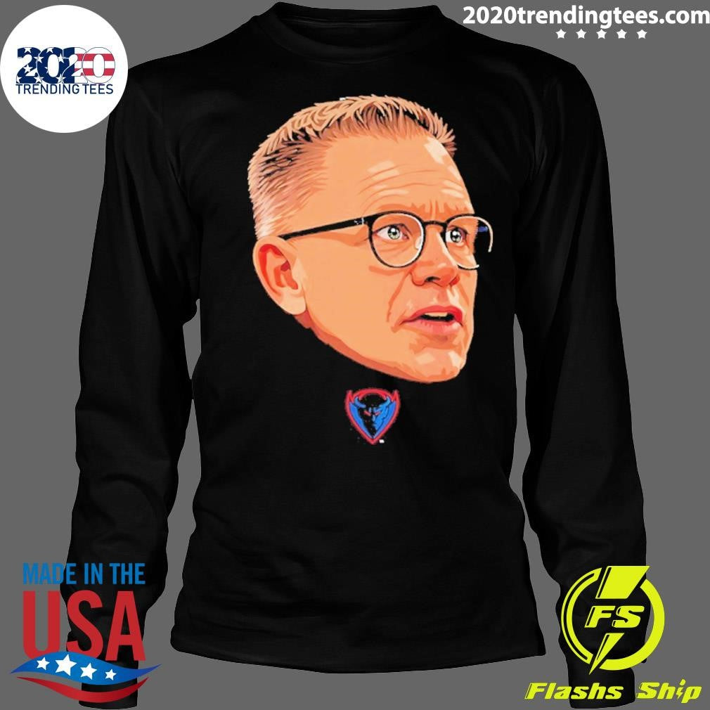 Coach Holtmann Big Head Depaul Blue Demons Shirt