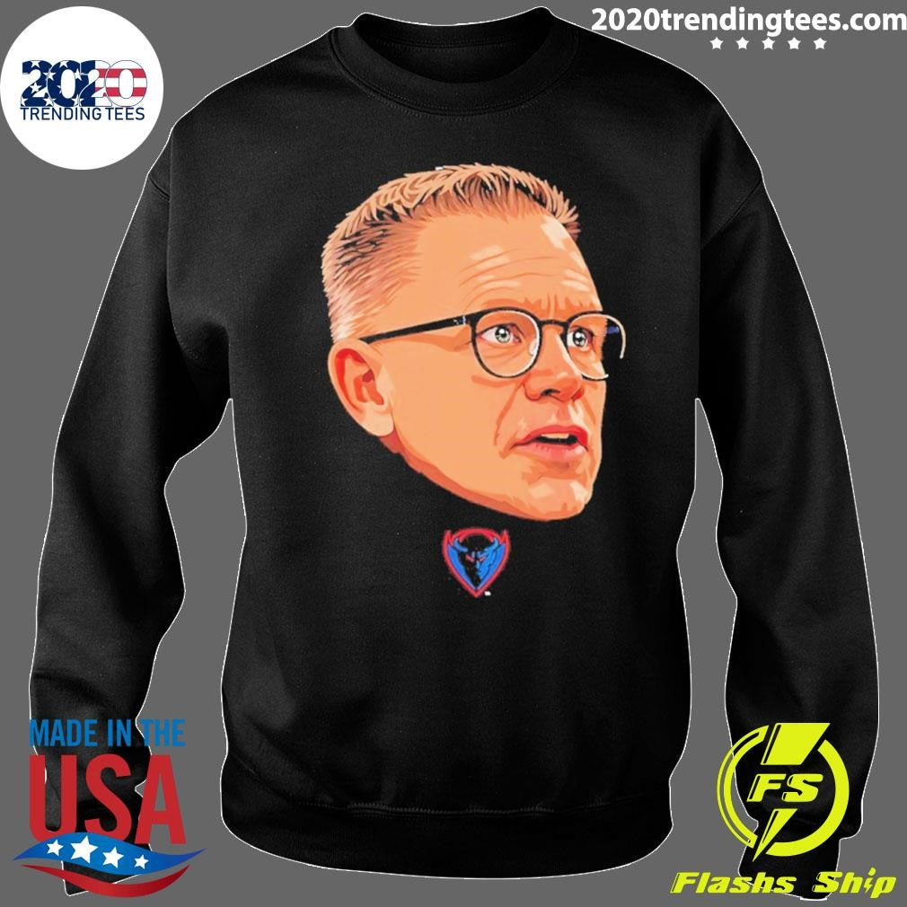 Coach Holtmann Big Head Depaul Blue Demons Shirt