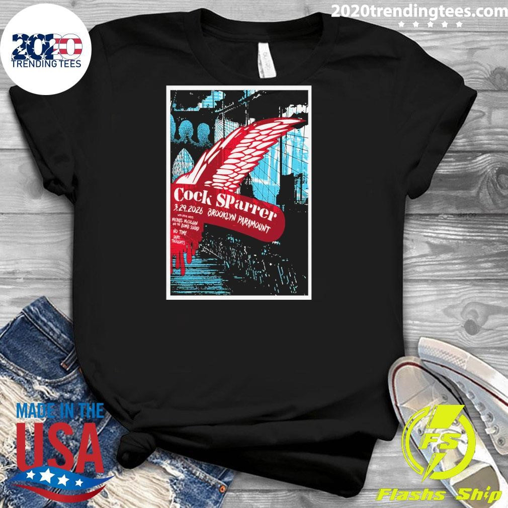 Cock Sparrer At Brooklyn Paramount On March 29 2026 Shirt