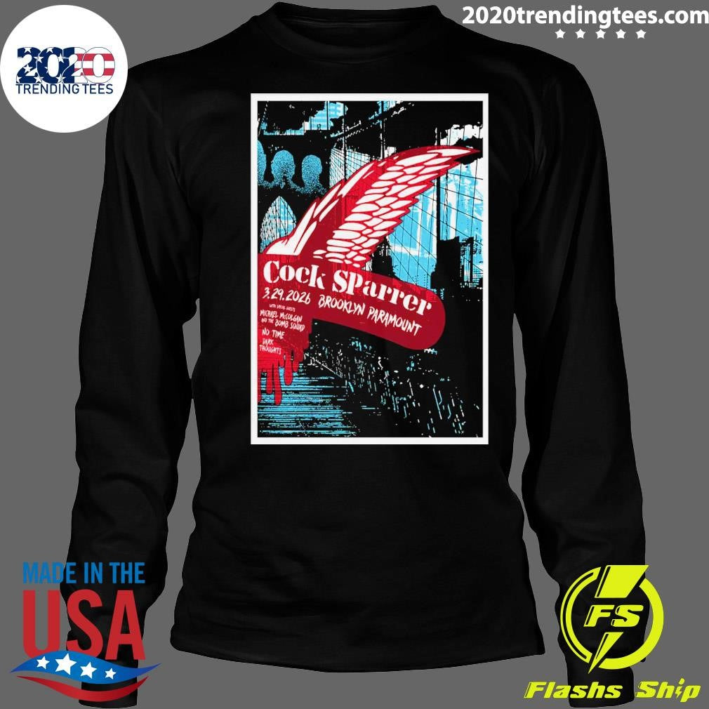 Cock Sparrer At Brooklyn Paramount On March 29 2026 Shirt