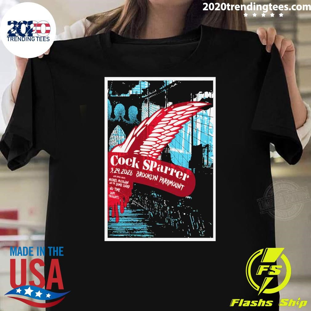 Cock Sparrer At Brooklyn Paramount On March 29 2026 Shirt