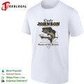 Cody Johnson bass fishing Texas banks of the Trinity vintage badge shirt