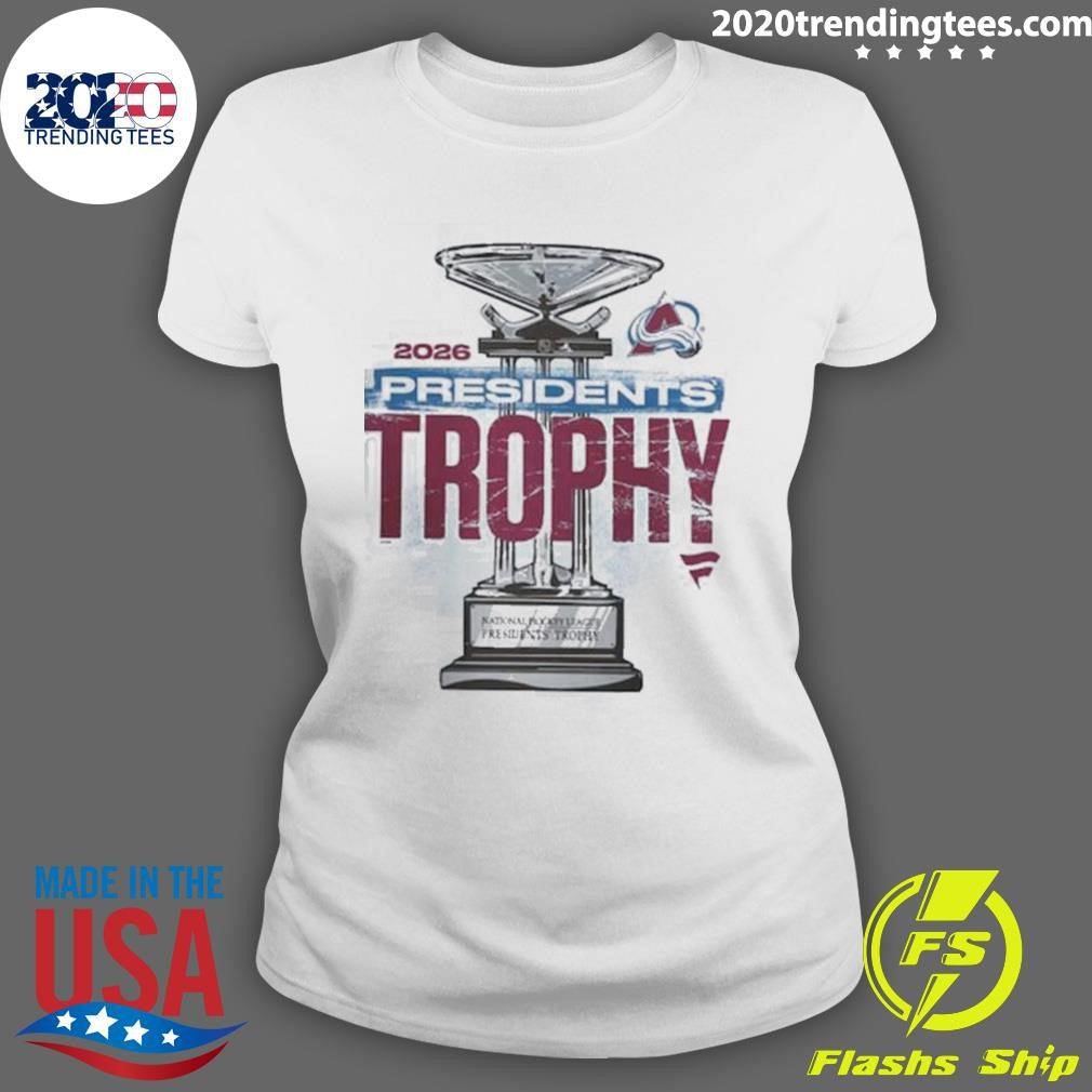 Colorado Avalanche NHL 2026 Presidents Trophy Winner Stanley Cup Playoffs 2026 Shirt