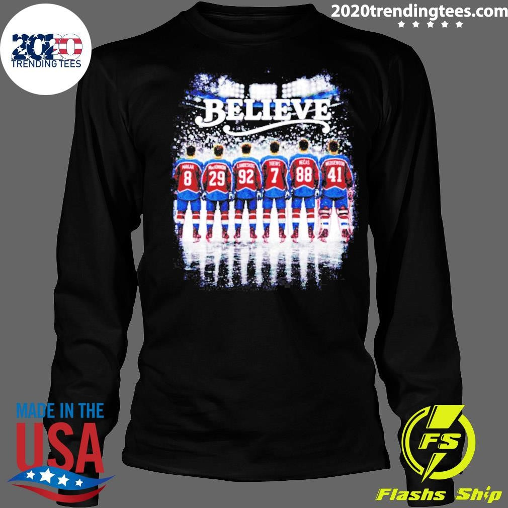 Colorado Hockey 2026 Playoffs Believe Behind Shirt