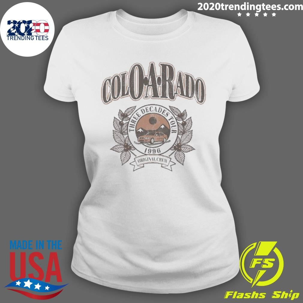Colorado Oar Original Crew 1961 Three Decades Tour Shirt