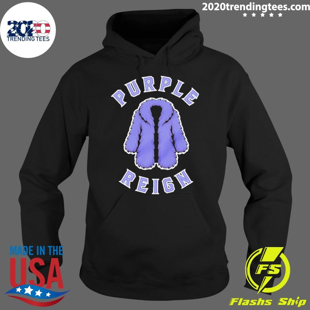 Colorado Rockies Fur Coat Purple Reign Shirt