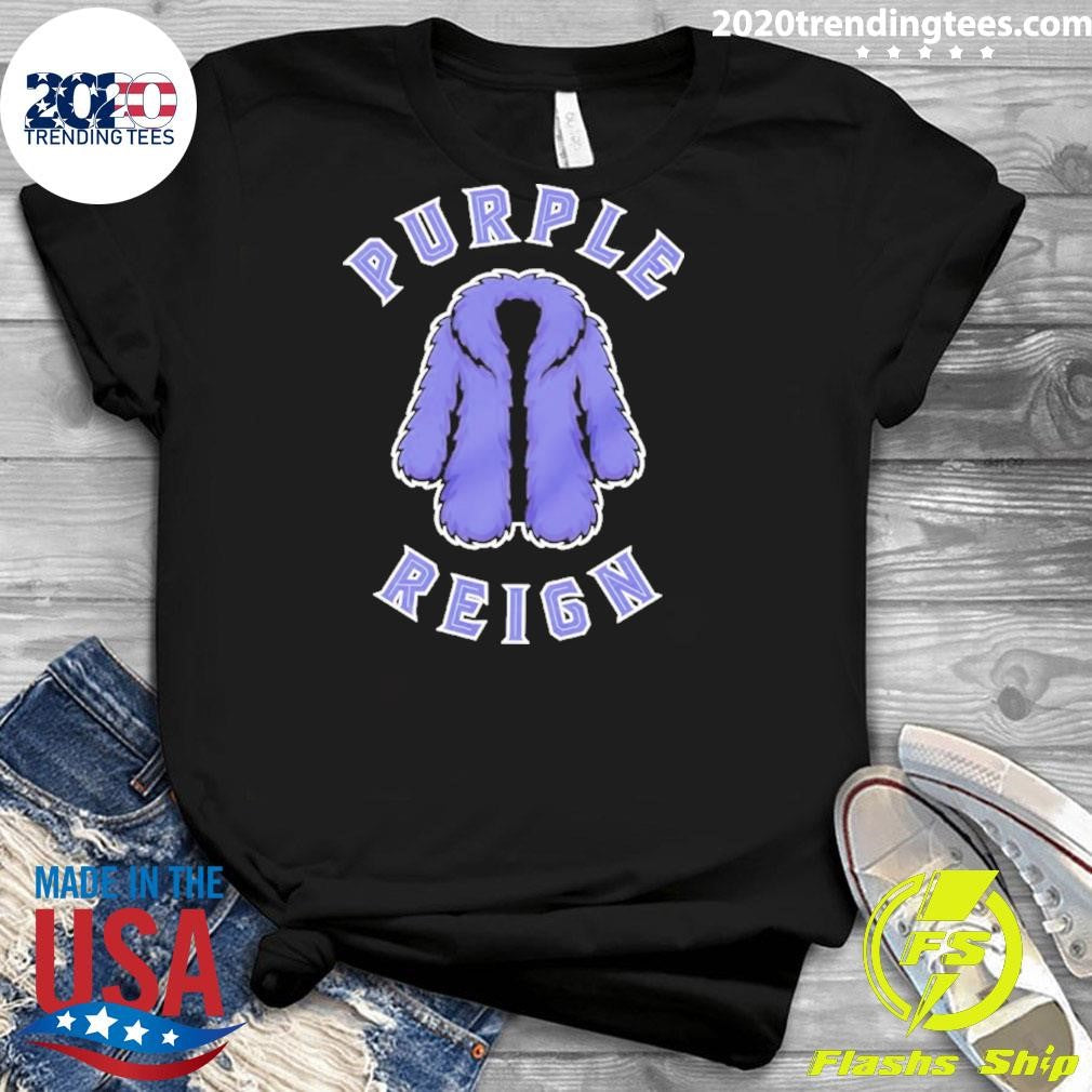 Colorado Rockies Fur Coat Purple Reign Shirt