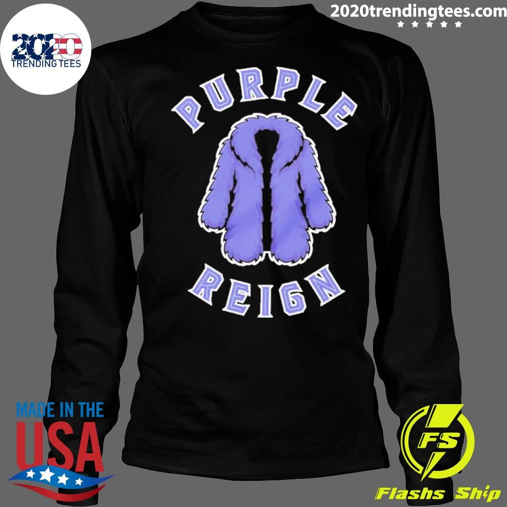 Colorado Rockies Fur Coat Purple Reign Shirt
