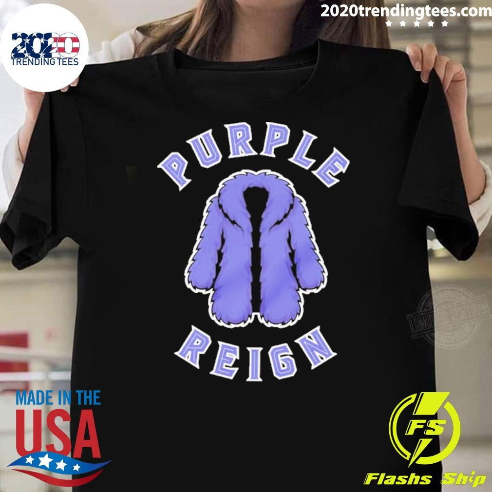 Colorado Rockies Fur Coat Purple Reign Shirt