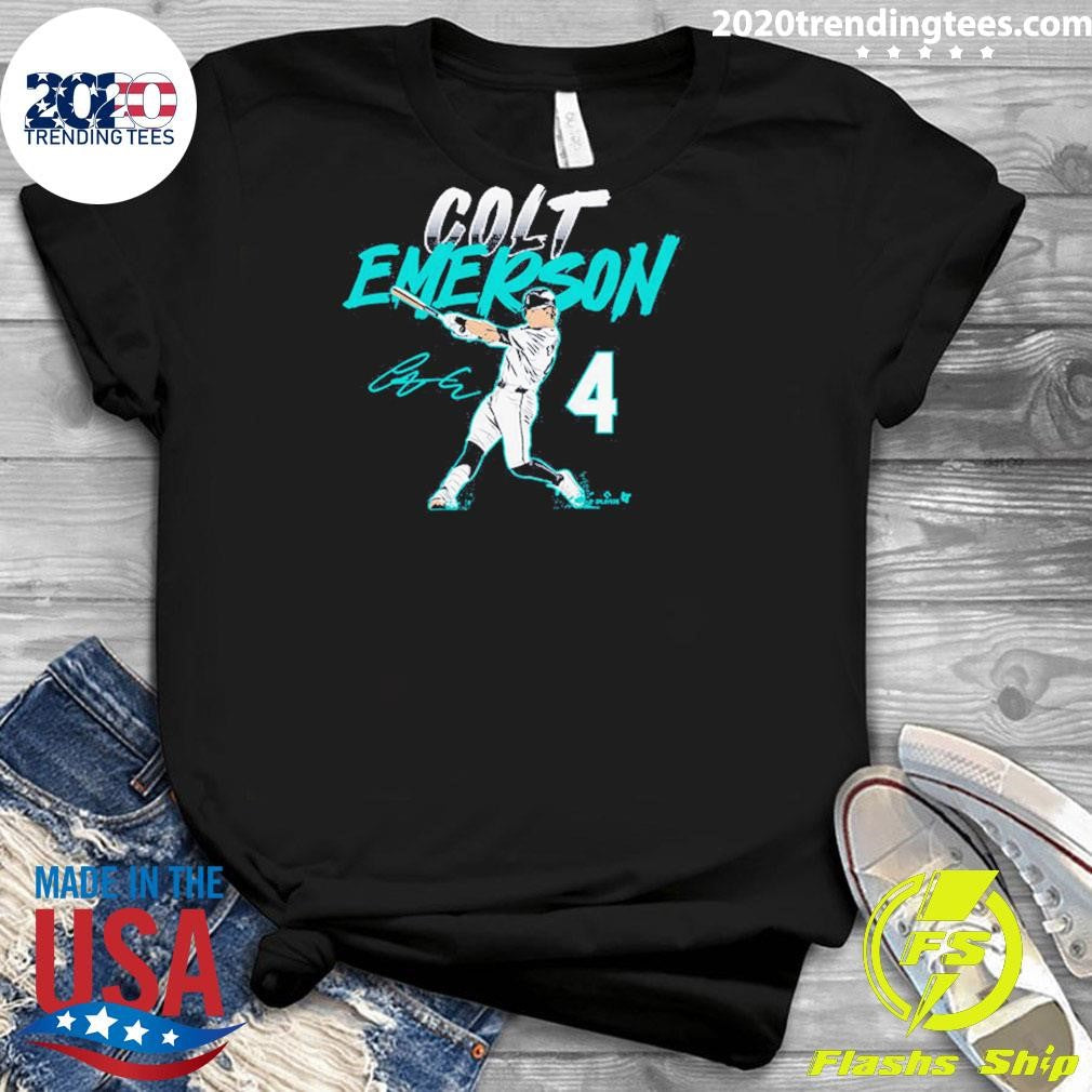 Colt Emerson 4 Slugger Swing Number Signature Shirt