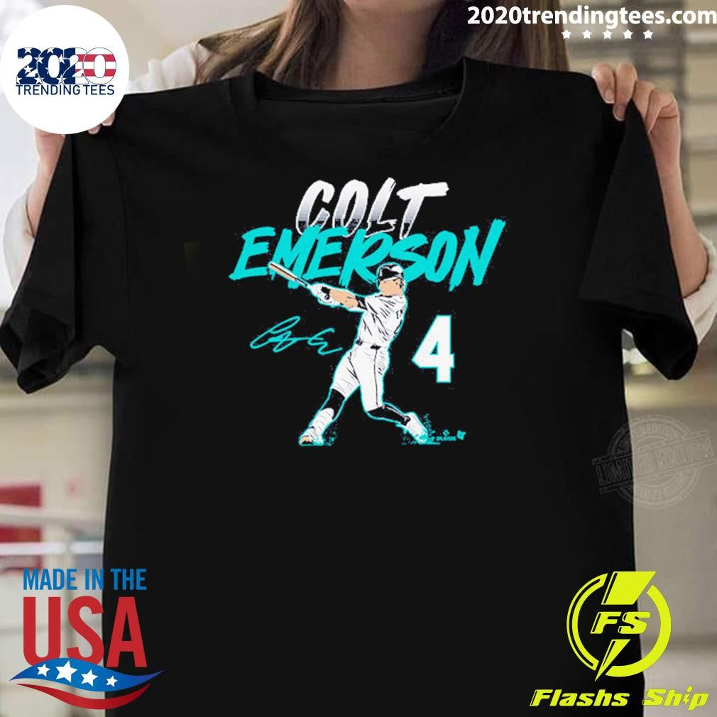 Colt Emerson 4 Slugger Swing Number Signature Shirt