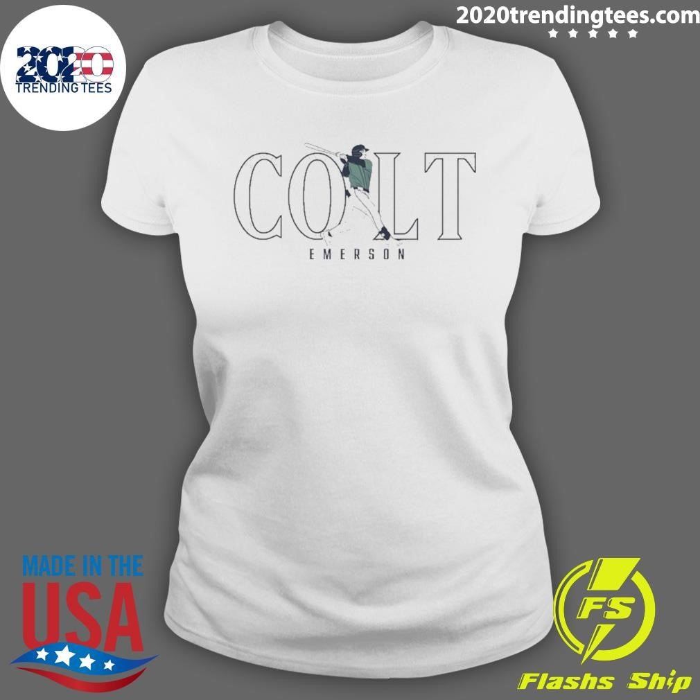 Colt Emerson Seattle Mariners Baseball Swing Shirt