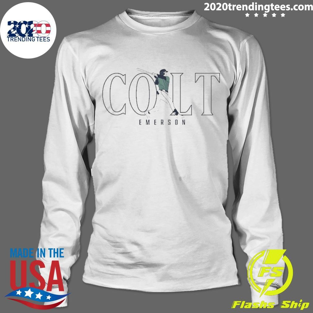 Colt Emerson Seattle Mariners Baseball Swing Shirt