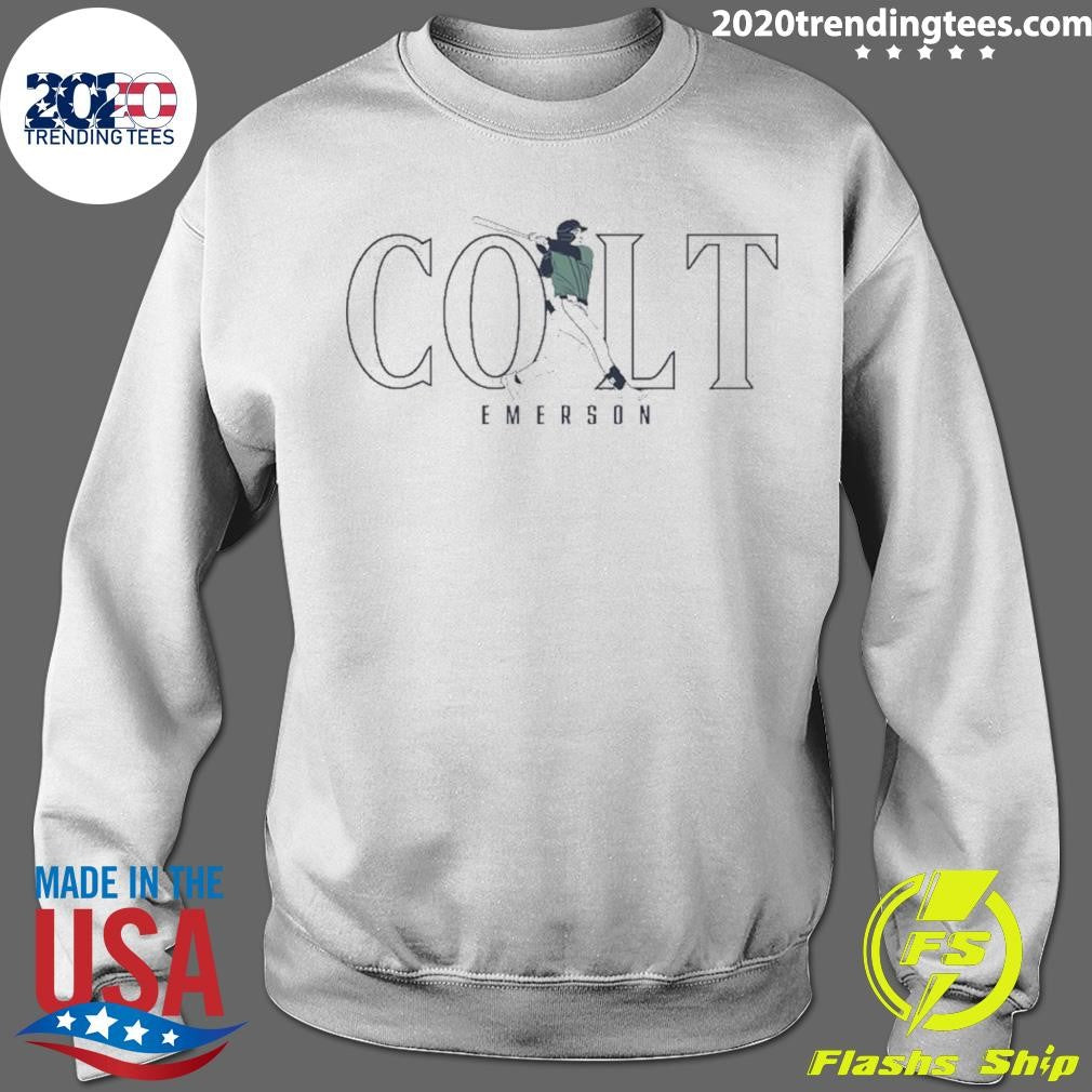 Colt Emerson Seattle Mariners Baseball Swing Shirt