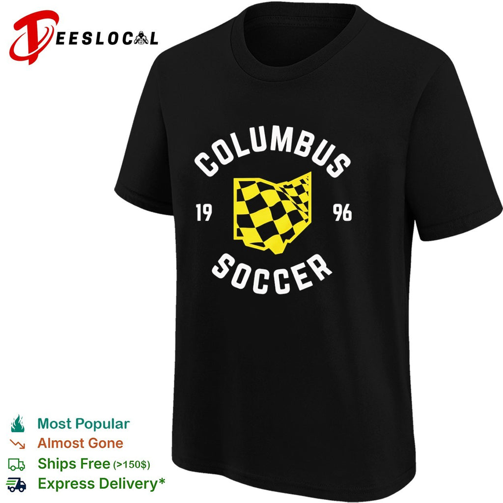 Columbus Crew checkered flag 1996 soccer shirt