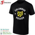 Columbus Crew checkered flag 1996 soccer shirt