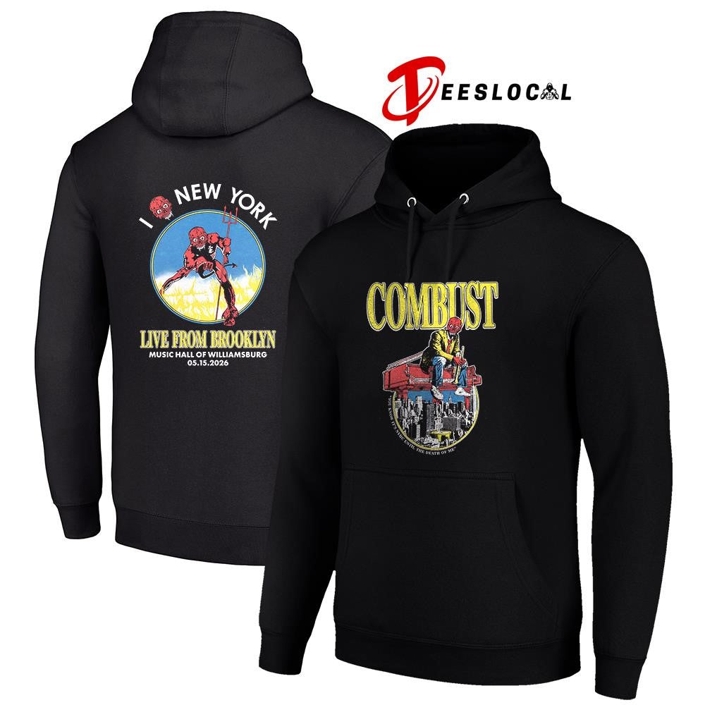 Combust you know it’s NYHC until the Death of me graphic shirt