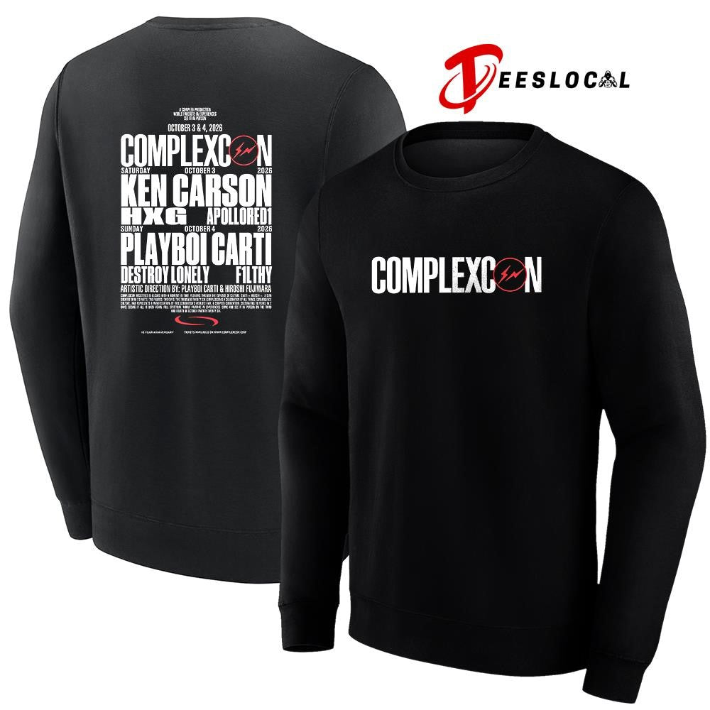 ComplexCon Los Angeles lineup shirt