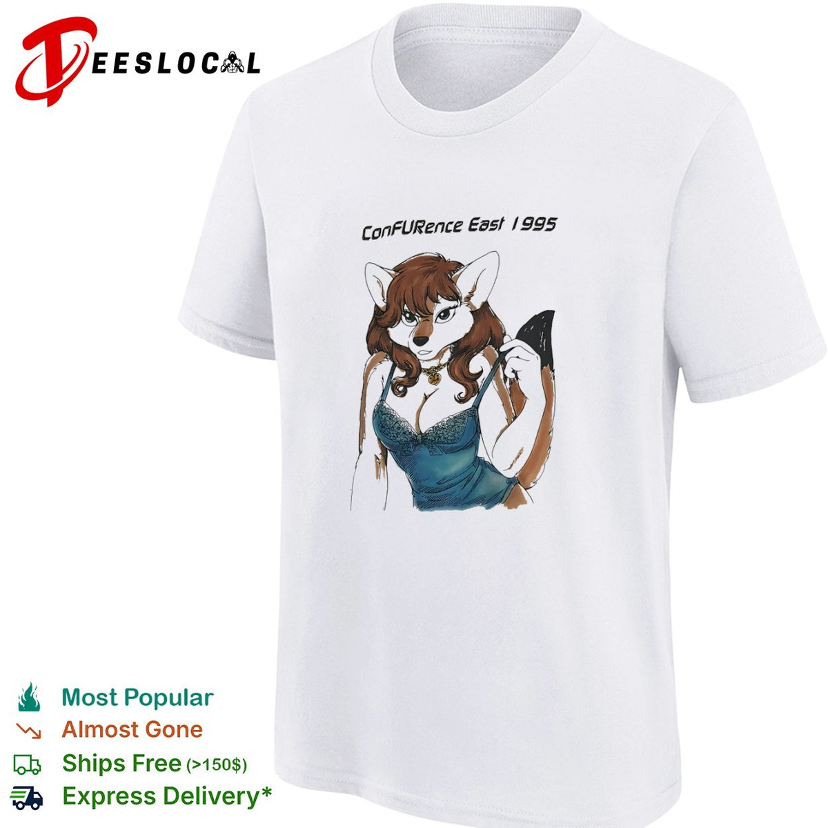ConFURence East 1995 Anthropomorphic Fox shirt