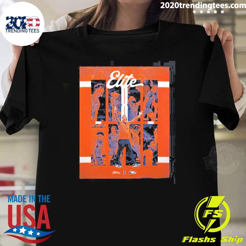 Congrats Illinois Fighting Illini Men’s Basketball Elite 8 2026 NCAA March Madness Tournament Shirt