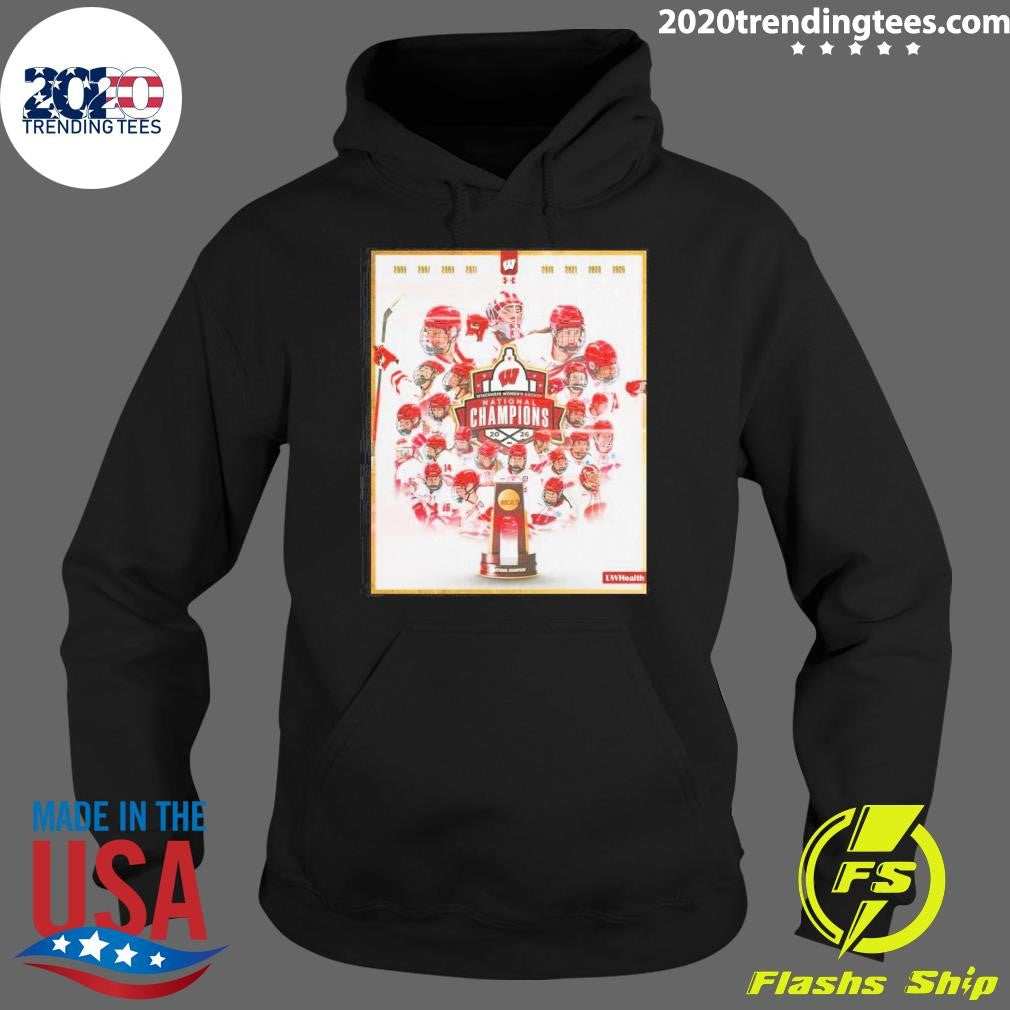 Congrats Wisconsin Badgers Women’s Ice Hockey 2026 National Champions Shirt