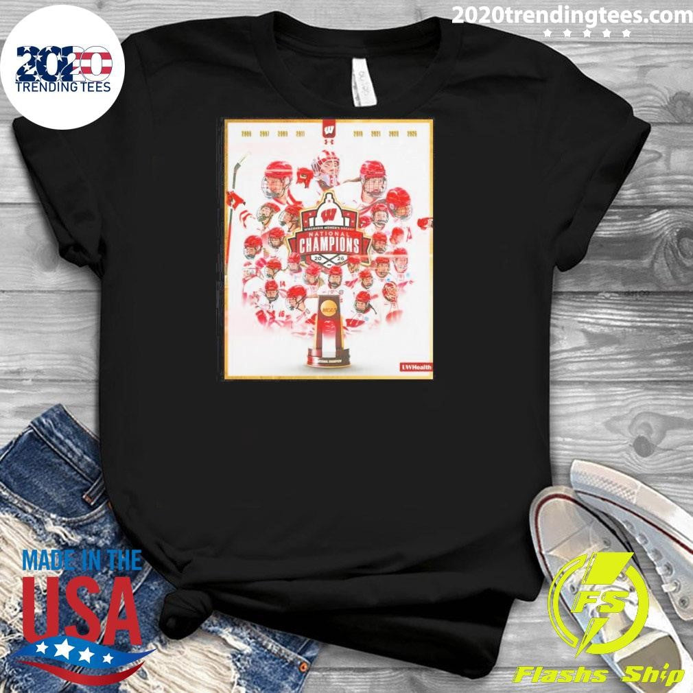 Congrats Wisconsin Badgers Women’s Ice Hockey 2026 National Champions Shirt